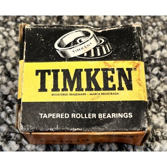 TIMKEN MODEL # L44649 TAPERED ROLLER BEARING THRUST BEARING MADE IN THE USA - Picture 2 of 9